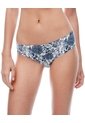 Panty Cachetero Tiro Medio Invisible Estampado Mujer Azul de Gef
