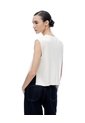 Chaleco Regular Rib Blanco Mujer Blanco de Gef