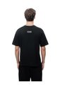 Camiseta Regular Manga Corta Negra Hombre Negro de Gef