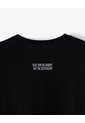 Camiseta Regular Manga Corta Negra Hombre Negro de Gef