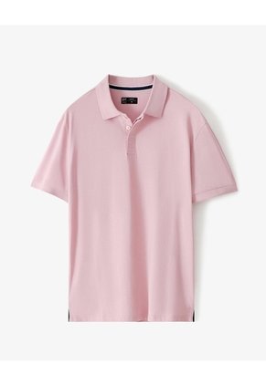 Polo Slim Palo De Rosa Hombre Rosa
