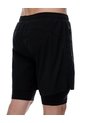 Pantaloneta Deportiva Negro Hombre Negro de Gef