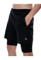 Pantaloneta Deportiva Negro Hombre Negro de Gef