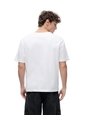 Camiseta Manga Corta Oversize Algodón Blanca Hombre Blanco de Gef