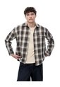 Camisa Oversize Habana Cuadros Hombre Marron de Gef