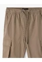Pantalón Tipo Cargo Habano Niño Marron de Gef