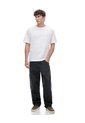 Camiseta Manga Corta Oversize Algodón Blanca Hombre Blanco de Gef