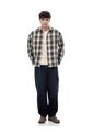Camisa Oversize Habana Cuadros Hombre Marron de Gef