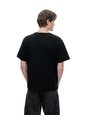 Camiseta Regular Manga Corta Negra Hombre Negro de Gef