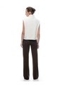 Pantalón Tiro Medio Bota Campana Chocolate Mujer Chocolate de Gef