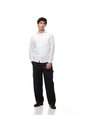 Camisa Regular Manga Larga Blanca Hombre Blanco de Gef