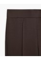 Pantalón Tiro Medio Bota Campana Chocolate Mujer Chocolate de Gef