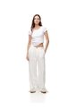 Camiseta Slim Algodón Blanca Mujer Blanco de Gef