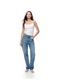 Camisilla Slim Algodón Blanca Mujer Blanco de Gef