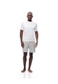 Camiseta Slim Rib Algodón Blanca Hombre Blanco de Gef