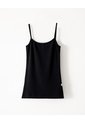 Camisilla Slim Algodón Negra Mujer Negro de Gef