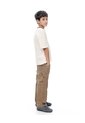 Pantalón Regular Drill Denim Habano Niño Azul de Gef