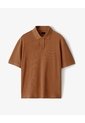 Polo Regular Algodón Caramelo Hombre Marron de Gef