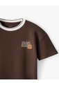 Camiseta Regular Manga Corta Café Niño Cafe de Gef