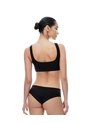 Panty Cachetero Tiro Medio Invisible Negro Mujer Negro de Gef