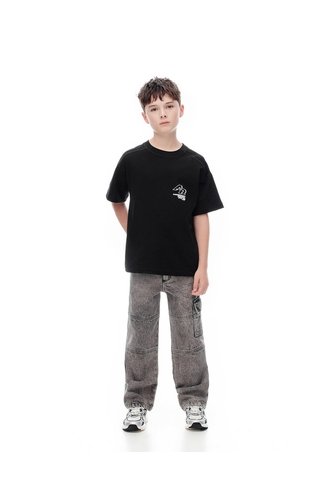 Jean Cargo Gris Niño Azul Gef