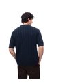Polo Regular Tejido De Punto Algodón Azul Hombre Azul de Gef