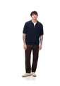 Polo Regular Tejido De Punto Algodón Azul Hombre Azul de Gef