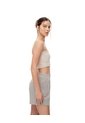 Short Relax Tiro Alto Texturizado Taupe Mujer Marron Claro de Gef