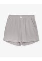 Short Relax Tiro Alto Texturizado Taupe Mujer Marron Claro de Gef