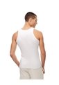 Camisilla Slim Algodón X2unds Blanca Hombre Blanco de Gef