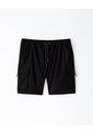 Bermuda Cargo Regular Negra Hombre Negro de Gef