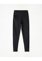Legging Deportivo Secado Rápido Negro Mujer Negro de Gef