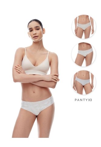 Panty Cachetero Invisible X3unds Surtido Mujer Multicolor Gef