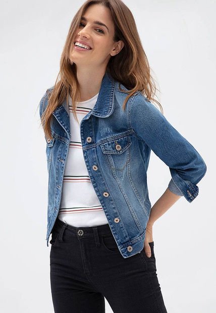 Chaqueta Azul Indigo Gef Lenver.