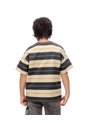 Camiseta Regular Algodón Rayas Niño Gris de Gef