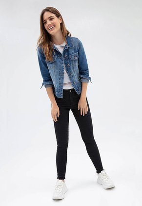 Chaqueta Azul Indigo Gef Lenver.