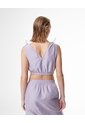 Crop Top Lila Mujer Lila de Gef