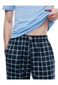 Camiseta + Pantalón De Pijama Algodón Azul Hombre Azul de Gef