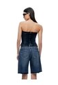 Bermuda Loose índigo Oscuro Mujer Azul Oscuro de Gef