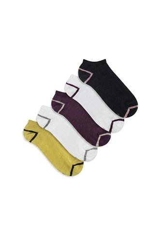 5 Pares De Medias Tobilleras Surtido Hombre Gef