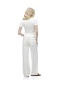 Camiseta Manga Corta Regular Blanca Mujer Blanco de Gef