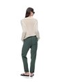 Pantalón Recto Tiro Alto Verde Mujer Verde de Gef