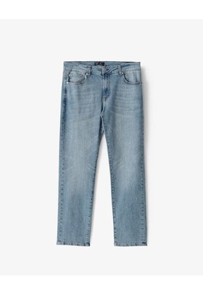 Jean Straight índigo Claro Hombre Azul