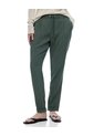 Pantalón Recto Tiro Alto Verde Mujer Verde de Gef