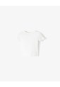 Camiseta Manga Corta Regular Blanca Mujer Blanco de Gef