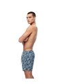 Pantaloneta De Baño Estampada Hombre Azul de Gef
