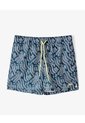 Pantaloneta De Baño Estampada Hombre Azul de Gef