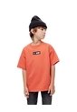 Camiseta Oversize Algodón Naranja Niño Naranja de Gef