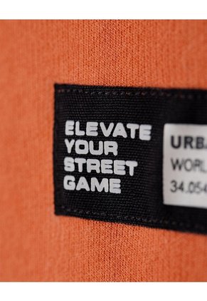 Camiseta Oversize Algodón Naranja Niño Naranja