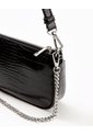 Bolso Baguette Texturizado Negro Mujer de Gef